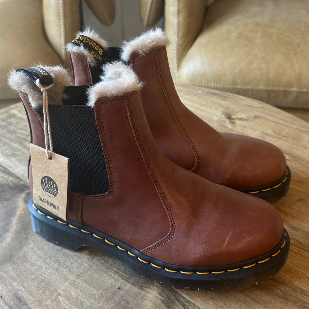 Dr. Martens Fur-Lined Boots 8 - Picture 3 of 6